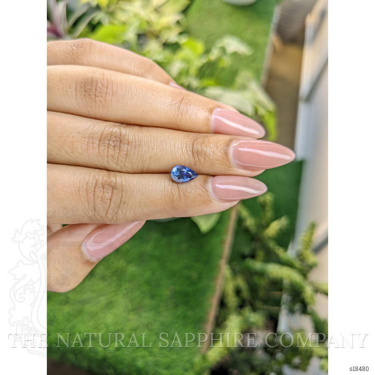 1.31 Ct. Blue Sapphire from Ceylon (Sri Lanka)