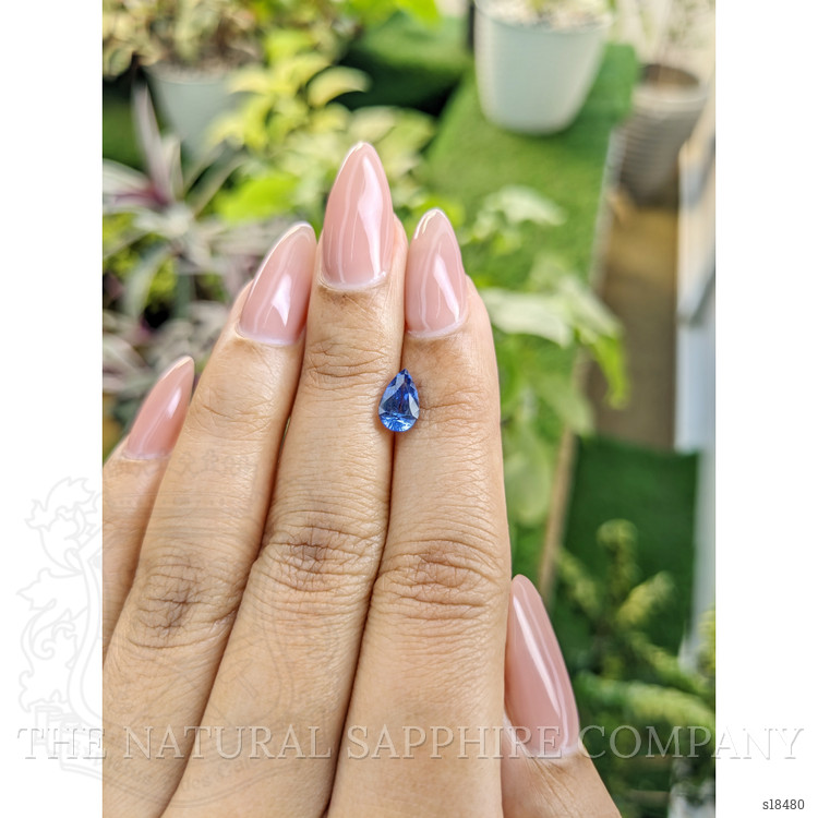 1.31 Ct. Blue Sapphire from Ceylon (Sri Lanka)