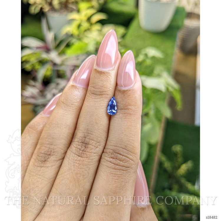 1.00 Ct. Blue Sapphire from Ceylon (Sri Lanka)