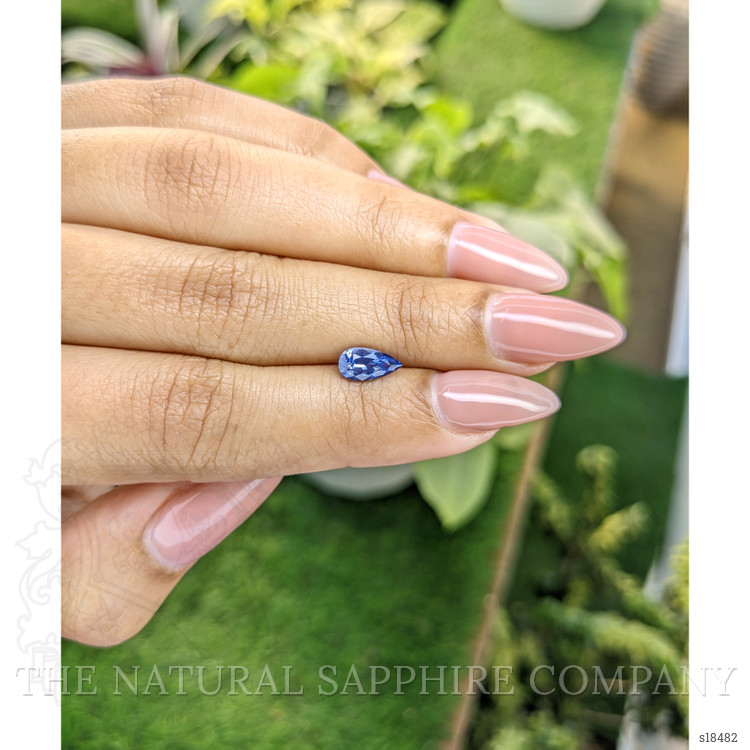 1.00 Ct. Blue Sapphire from Ceylon (Sri Lanka)