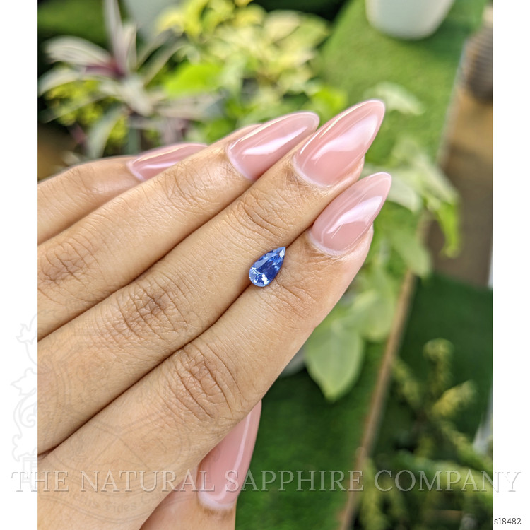 1.00 Ct. Blue Sapphire from Ceylon (Sri Lanka)