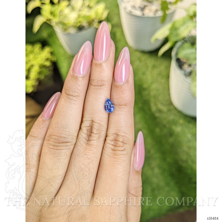 1.19 Ct. Blue Sapphire from Ceylon (Sri Lanka)