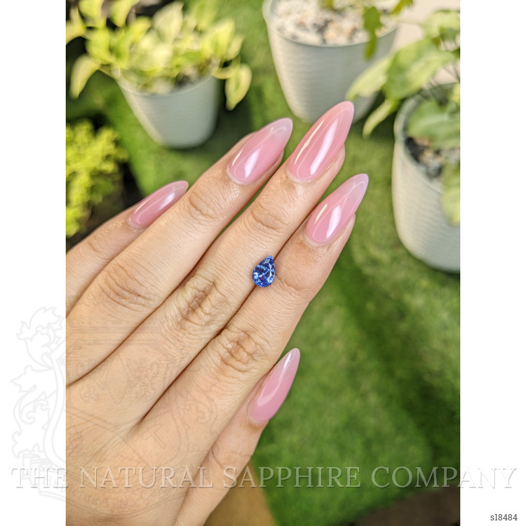 1.19 Ct. Blue Sapphire from Ceylon (Sri Lanka)