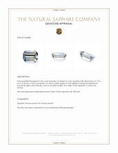 2.00 Ct. Bi Color Sapphire from Ceylon (Sri Lanka) Appraisal