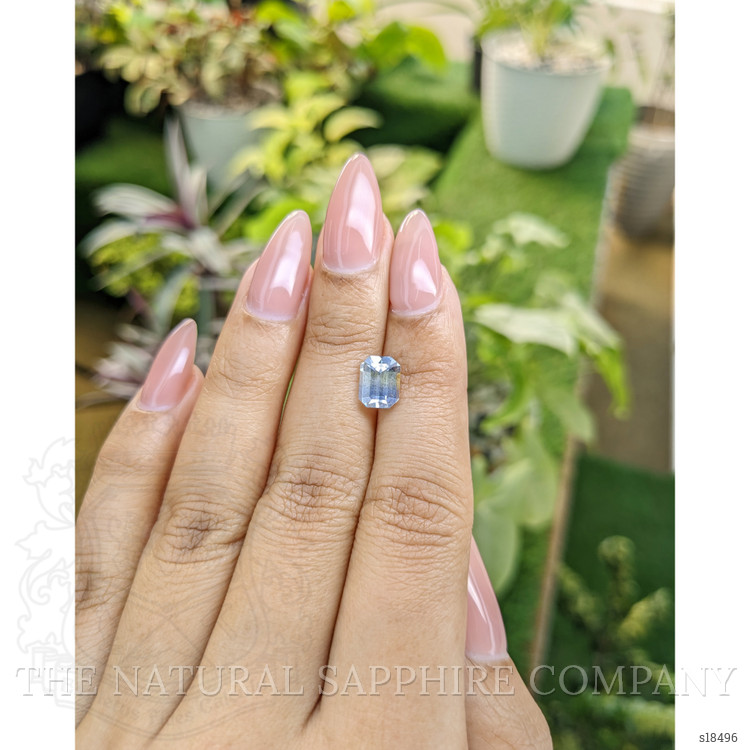 2.00 Ct. Bi Color Sapphire from Ceylon (Sri Lanka)
