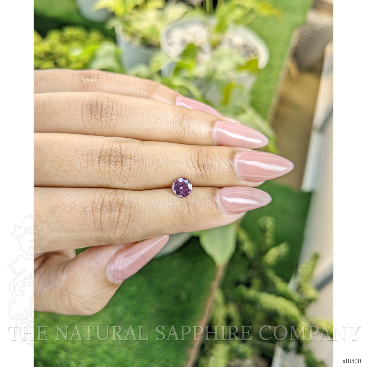 0.96 Ct. Purplish Pink Sapphire from Ceylon (Sri Lanka)