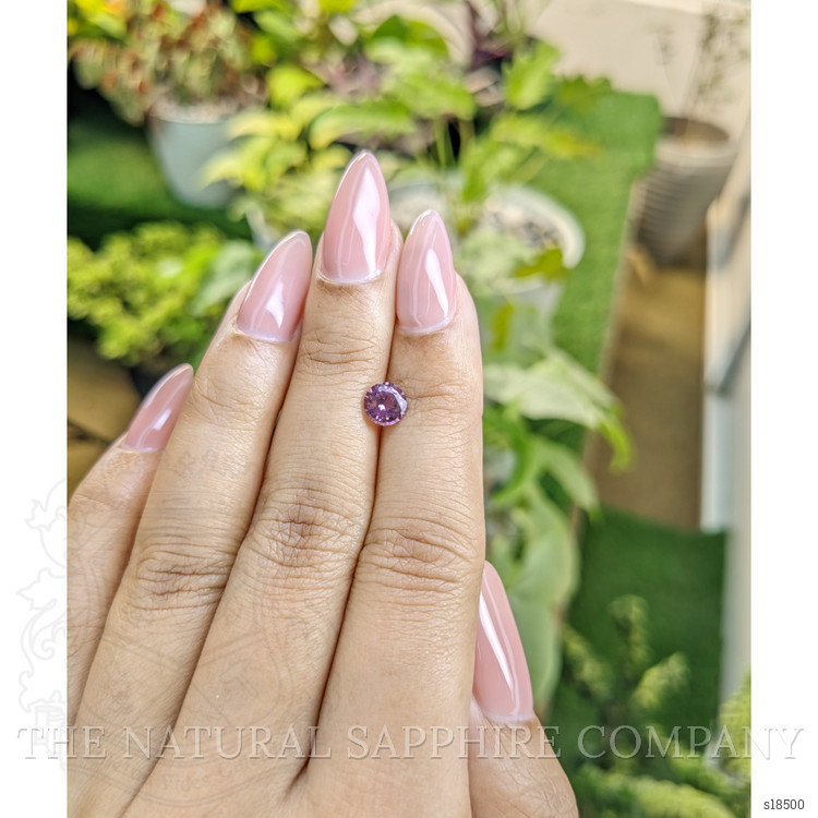 0.96 Ct. Purplish Pink Sapphire from Ceylon (Sri Lanka)