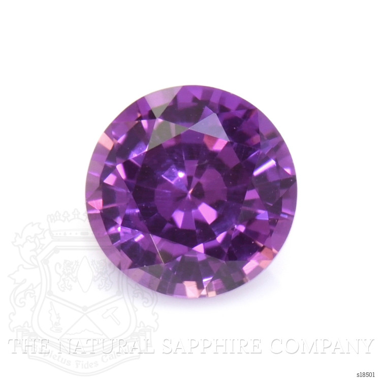 0.59 Ct. Pinkish Purple Sapphire from Ceylon (Sri Lanka)