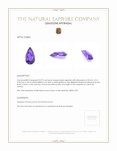 0.99 Ct. Sapphire from Ceylon (Sri Lanka) Appraisal