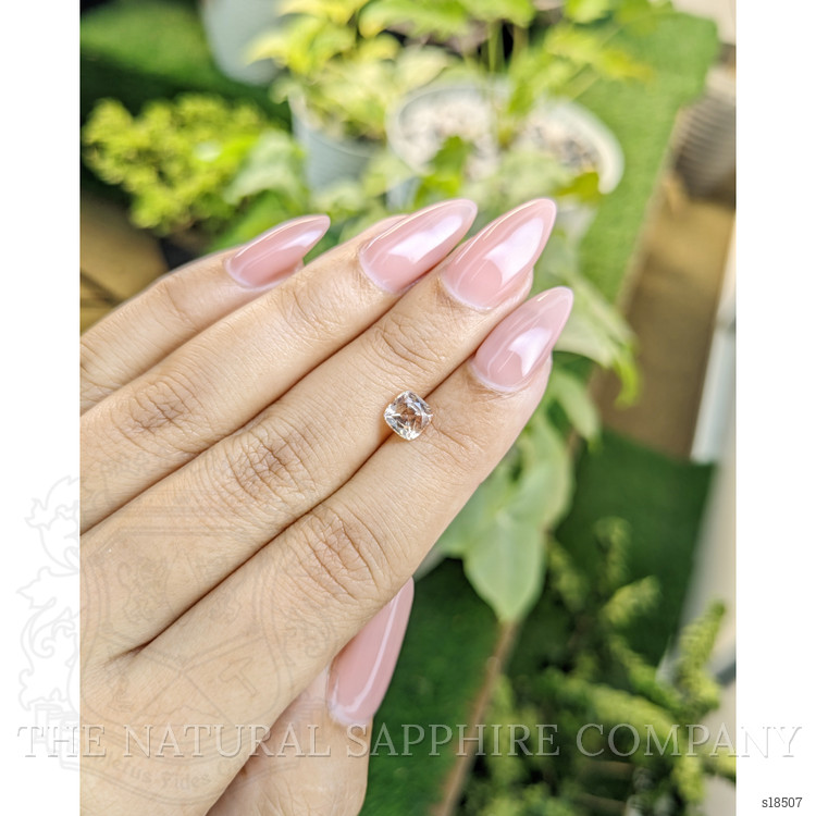 1.18 Ct. Peach Sapphire from Ceylon (Sri Lanka)