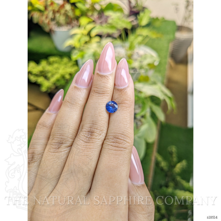 1.15 Ct. Blue Sapphire from Ceylon (Sri Lanka)