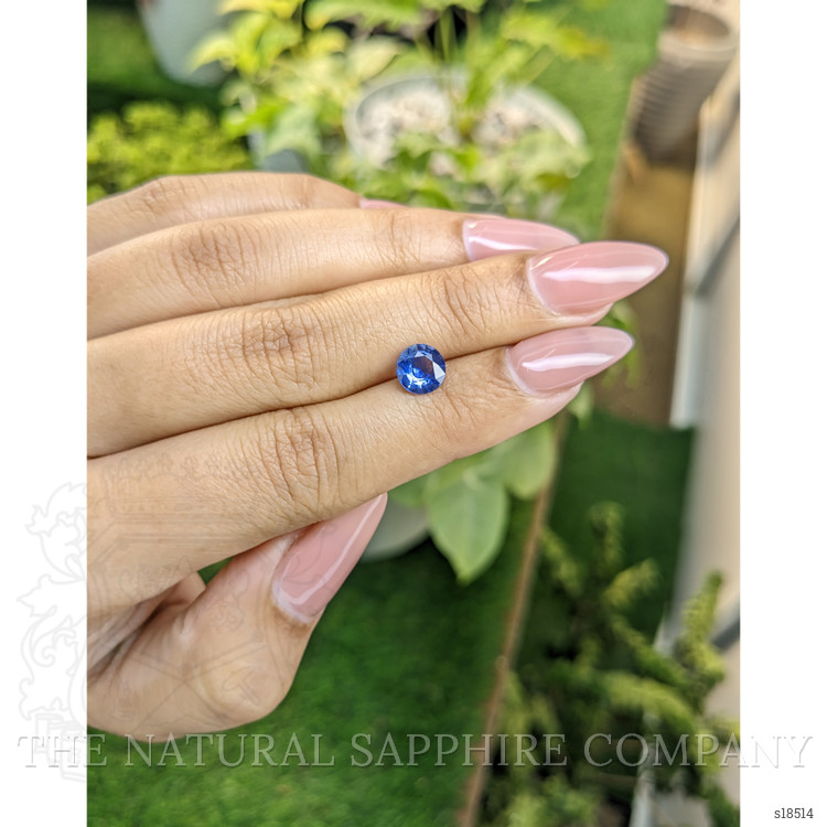 1.15 Ct. Blue Sapphire from Ceylon (Sri Lanka)