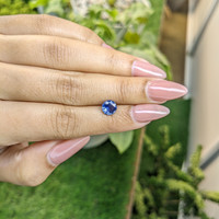 1.15 Ct. Blue Sapphire from Ceylon (Sri Lanka) Life Style