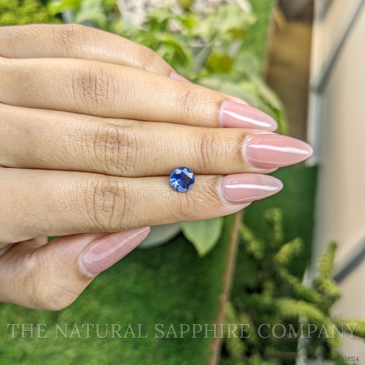 1.15 Ct. Blue Sapphire from Ceylon (Sri Lanka)