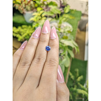 1.12 Ct. Blue Sapphire from Ceylon (Sri Lanka) Life Style