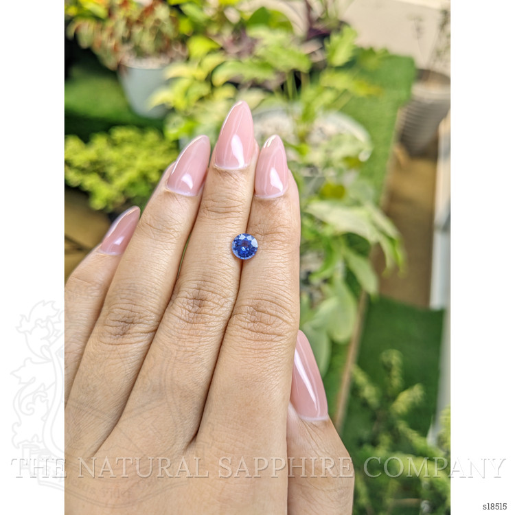 1.12 Ct. Blue Sapphire from Ceylon (Sri Lanka)