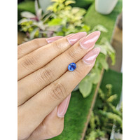 1.37 Ct. Blue Sapphire from Ceylon (Sri Lanka) Life Style
