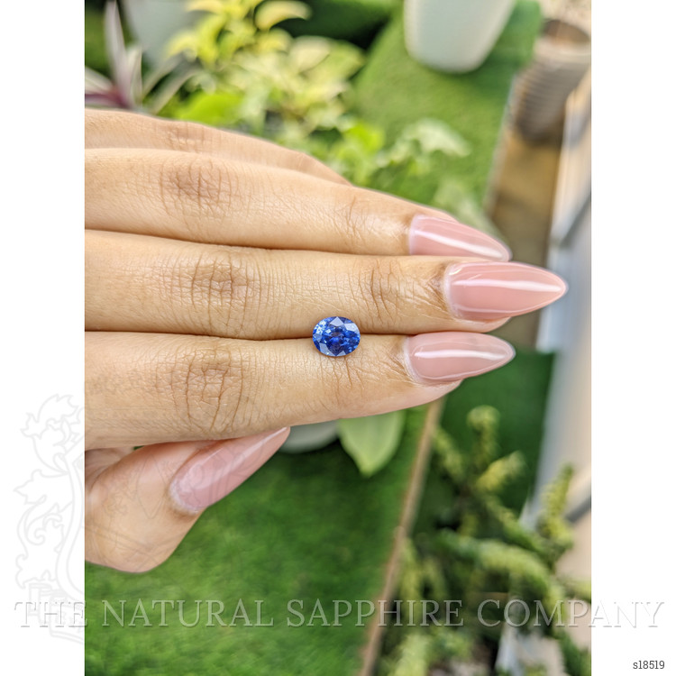 1.48 Ct. Blue Sapphire from Ceylon (Sri Lanka)