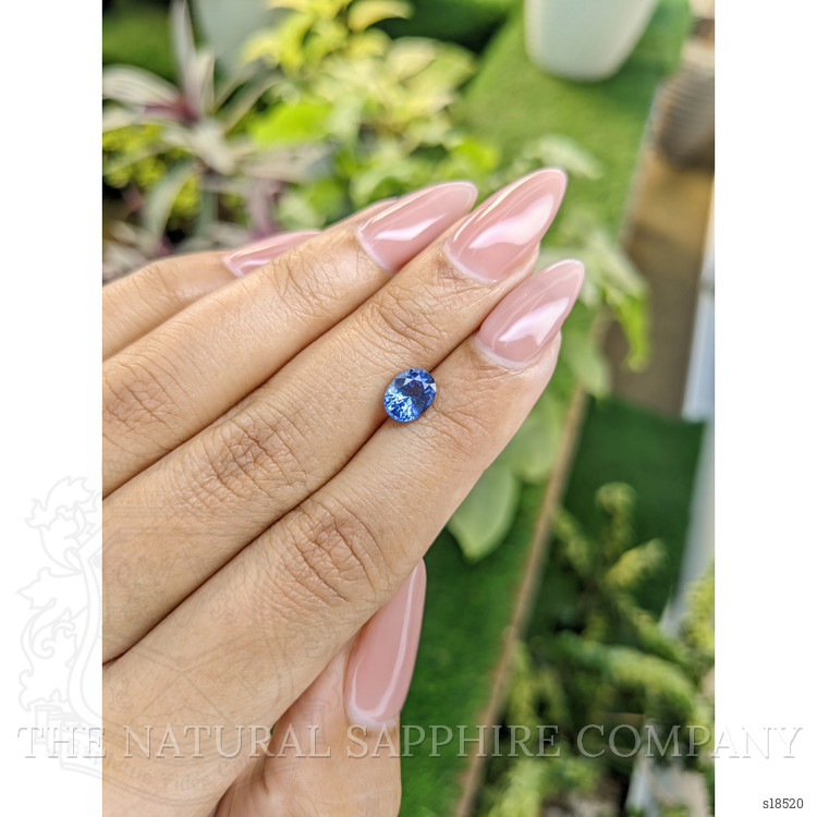 1.30 Ct. Blue Sapphire from Ceylon (Sri Lanka)