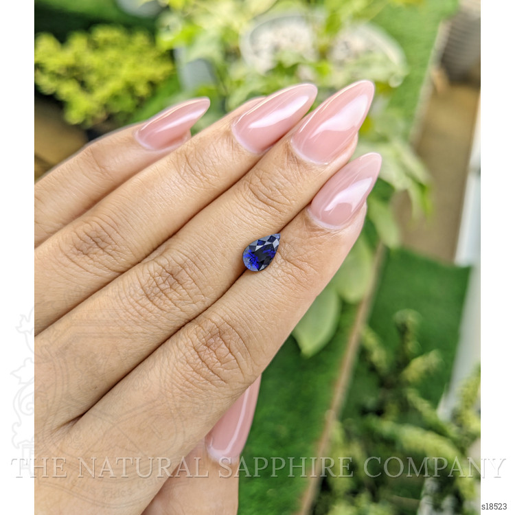 1.79 Ct. Blue Sapphire from Ceylon (Sri Lanka)