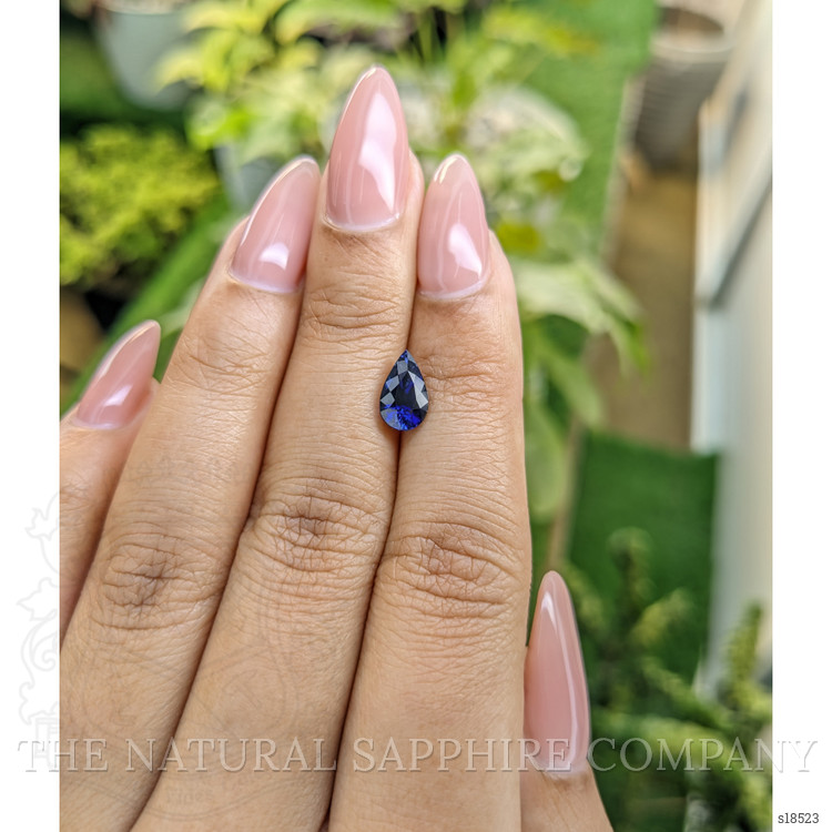 1.79 Ct. Blue Sapphire from Ceylon (Sri Lanka)