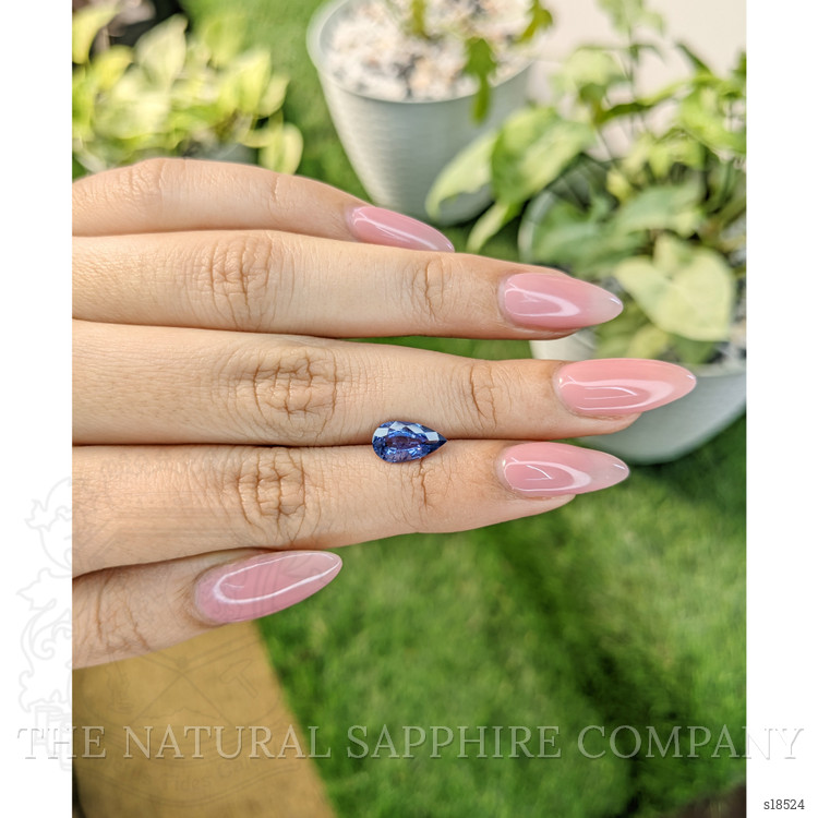 1.70 Ct. Blue Sapphire from Ceylon (Sri Lanka)
