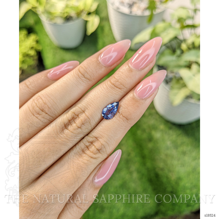 1.70 Ct. Blue Sapphire from Ceylon (Sri Lanka)