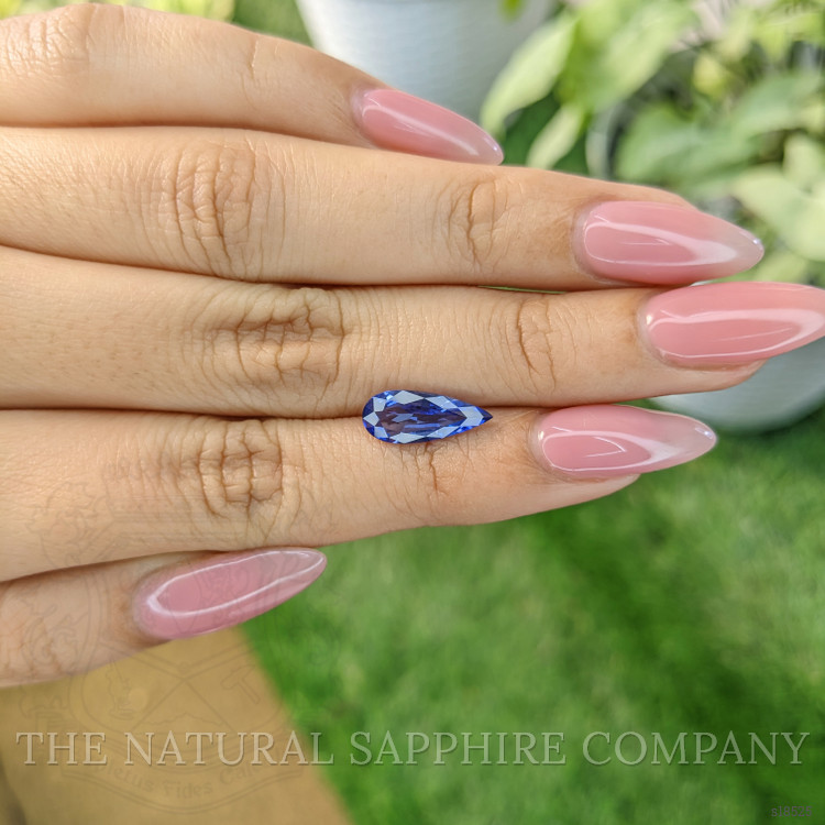 2.10 Ct. Blue Sapphire from Ceylon (Sri Lanka)
