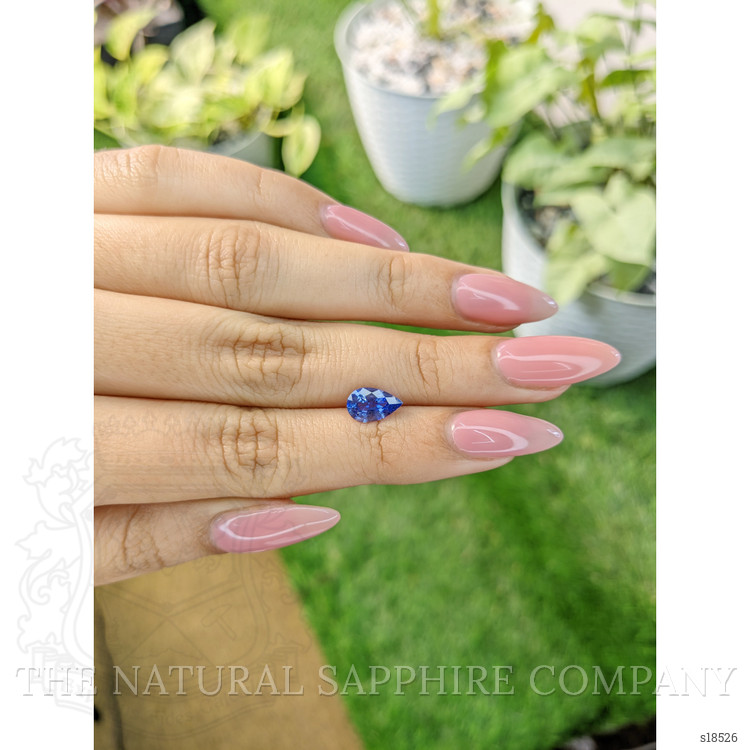 1.35 Ct. Blue Sapphire from Ceylon (Sri Lanka)