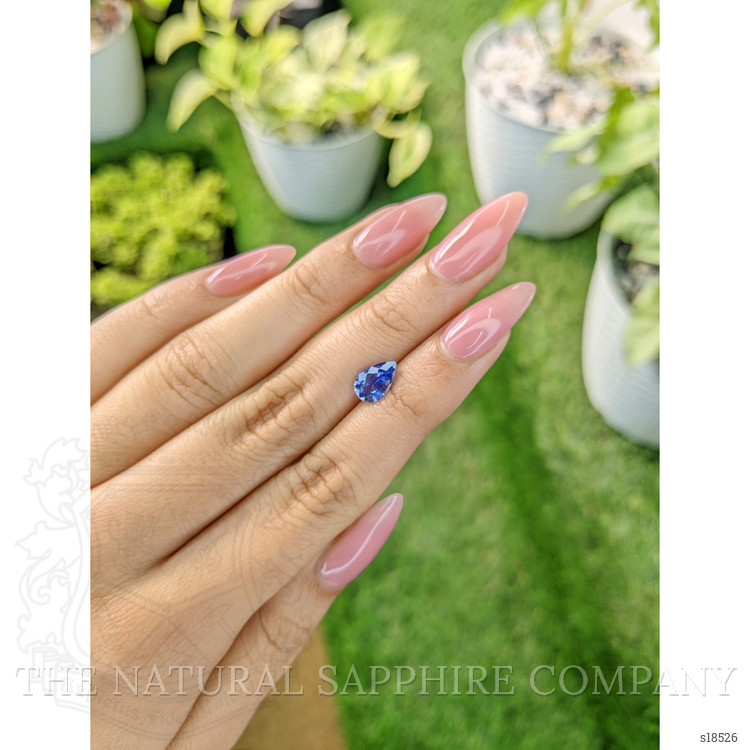 1.35 Ct. Blue Sapphire from Ceylon (Sri Lanka)