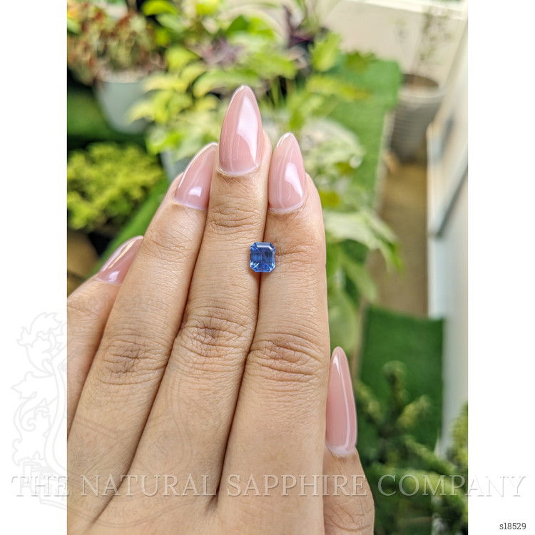 1.30 Ct. Blue Sapphire from Ceylon (Sri Lanka)