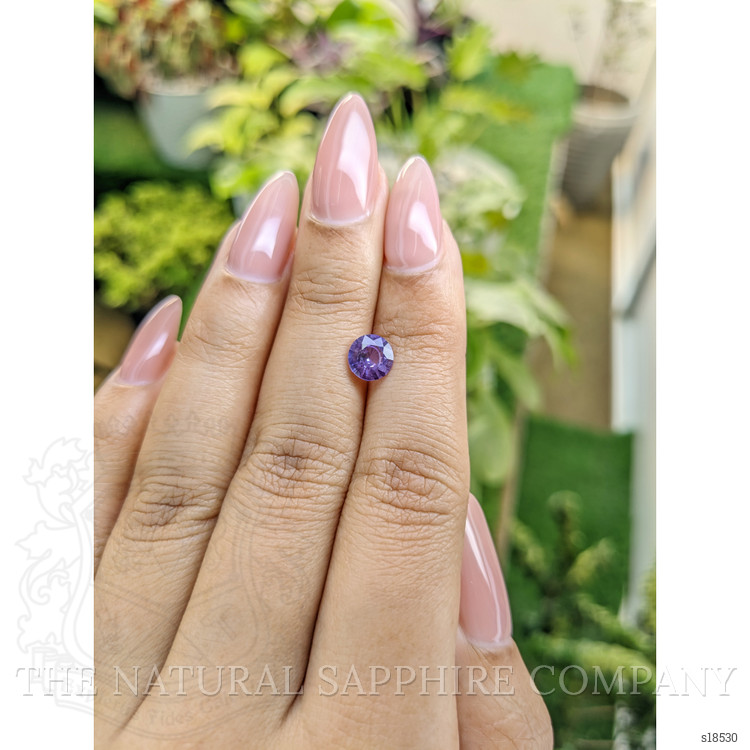 1.05 Ct. Purple Sapphire from Ceylon (Sri Lanka)