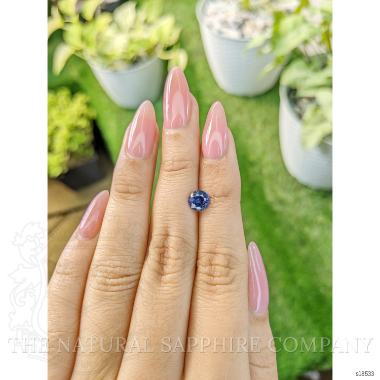 1.35 Ct. Blue Sapphire from Ceylon (Sri Lanka)