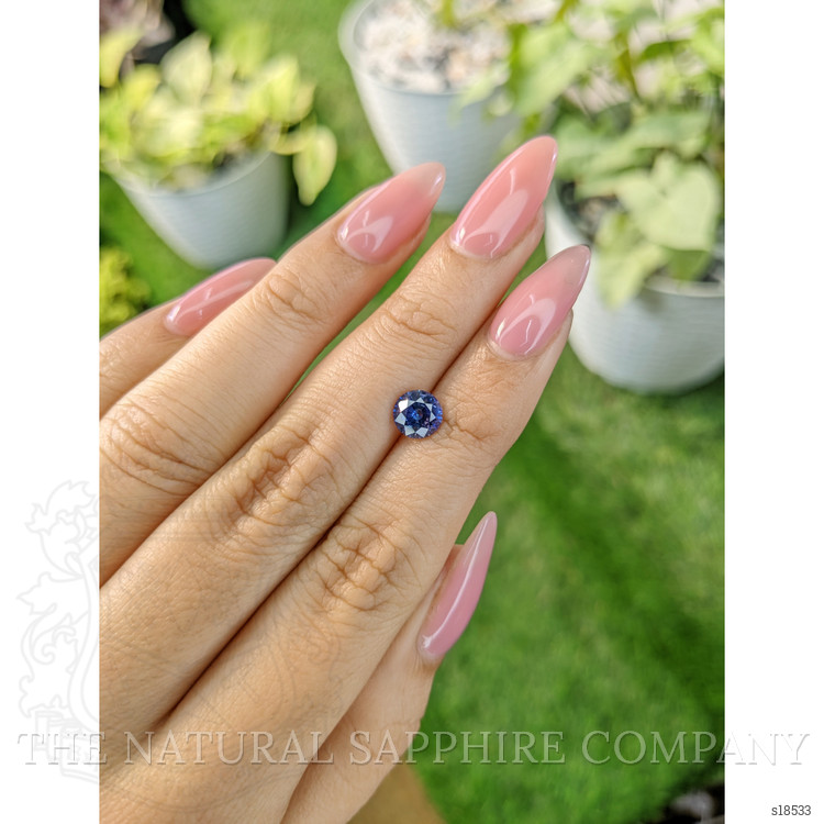 1.35 Ct. Blue Sapphire from Ceylon (Sri Lanka)