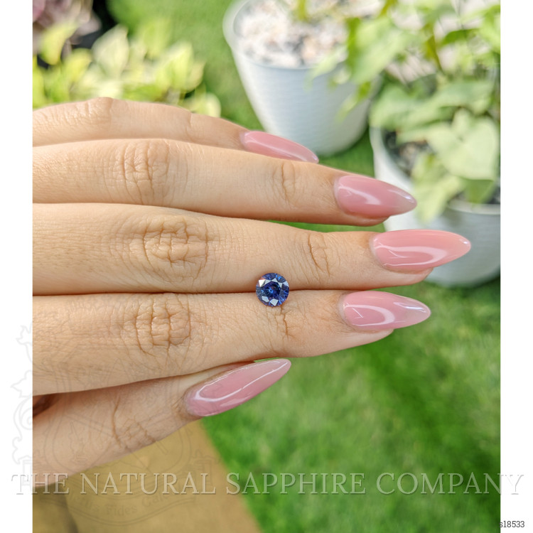 1.35 Ct. Blue Sapphire from Ceylon (Sri Lanka)