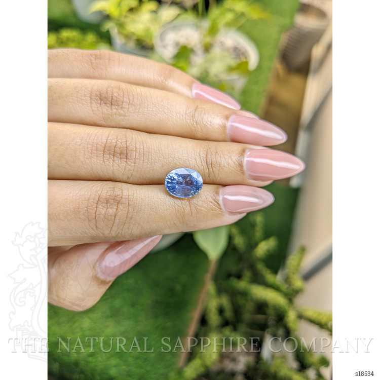 4.26 Ct. Blue Sapphire from Ceylon (Sri Lanka)