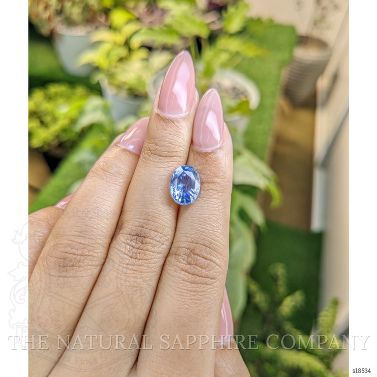 4.26 Ct. Blue Sapphire from Ceylon (Sri Lanka)