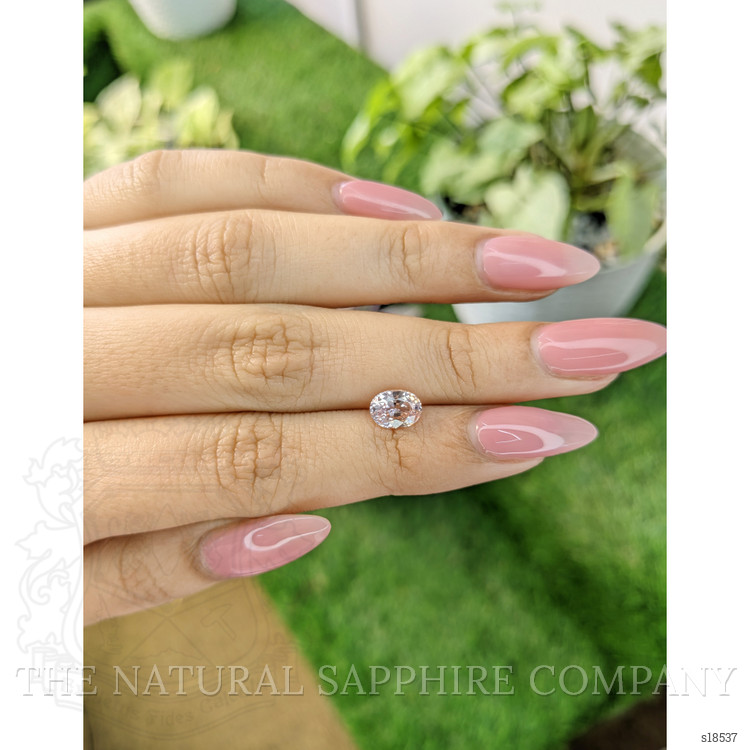 1.38 Ct. Peach Sapphire from Ceylon (Sri Lanka)
