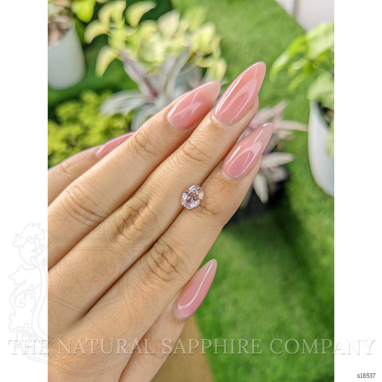 1.38 Ct. Peach Sapphire from Ceylon (Sri Lanka)