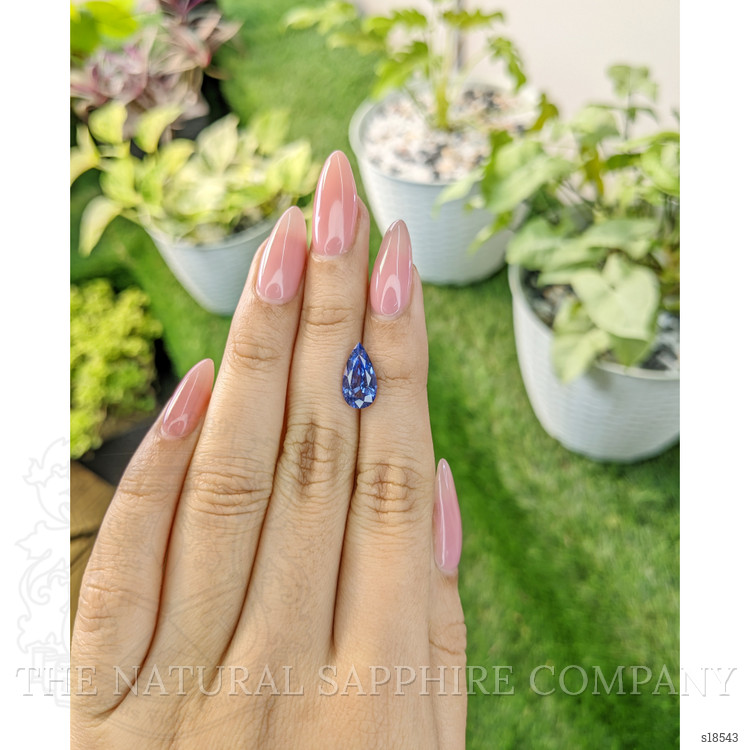 2.74 Ct. Blue Sapphire from Ceylon (Sri Lanka)