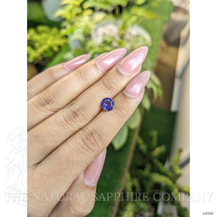 1.48 Ct. Bi Color Sapphire from Ceylon (Sri Lanka)