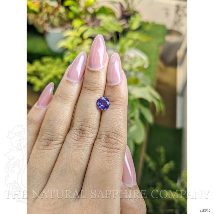 1.48 Ct. Bi Color Sapphire from Ceylon (Sri Lanka)