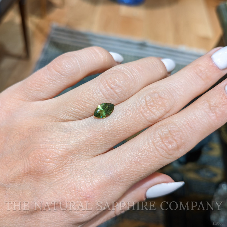 1.34 Ct. Green Sapphire from Madagascar