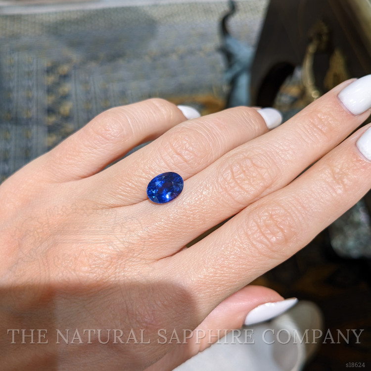 3.32 Ct. Blue Sapphire from Ceylon (Sri Lanka)