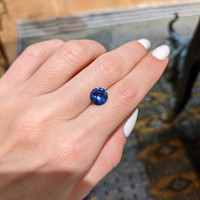 2.60 Ct. Blue Sapphire from Ceylon (Sri Lanka) Life Style