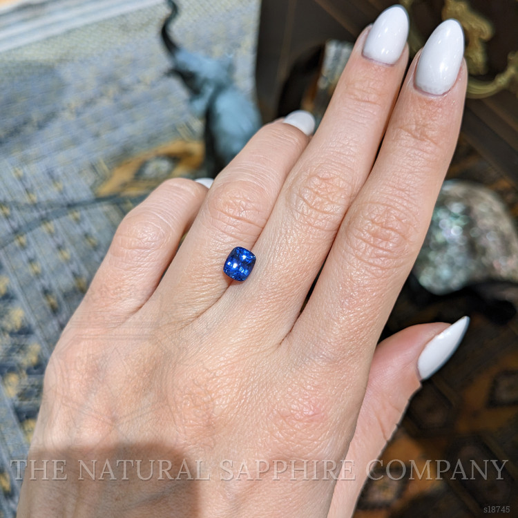 1.75 Ct. Blue Sapphire from Ceylon (Sri Lanka)