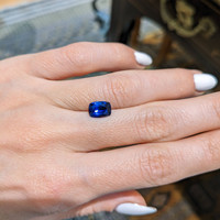 1.88 Ct. Blue Sapphire from Ceylon (Sri Lanka) Life Style