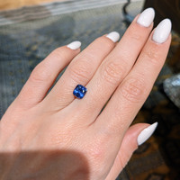 1.60 Ct. Blue Sapphire from Ceylon (Sri Lanka) Life Style