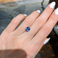 1.83 Ct. Blue Sapphire from Ceylon (Sri Lanka) Life Style