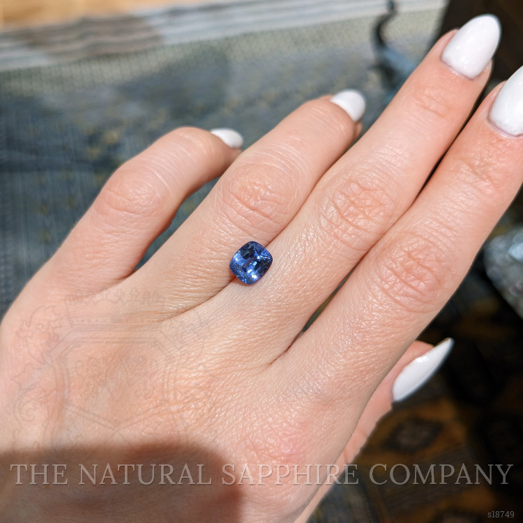 1.83 Ct. Blue Sapphire from Ceylon (Sri Lanka)